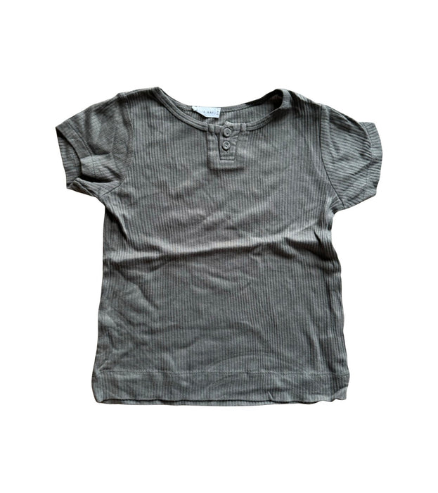 A Green Short Sleeve T Shirts from Jamie Kay in size 5T for boy. (Front View)