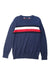 A Navy Crewneck Sweatshirts from Tommy Hilfiger in size 12Y for boy. (Front View)