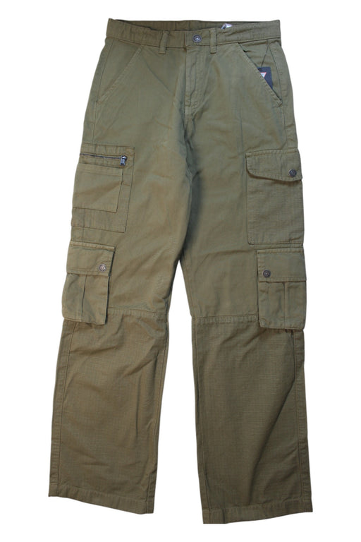 A Green Casual Pants from Guess in size 12Y for boy. (Front View)