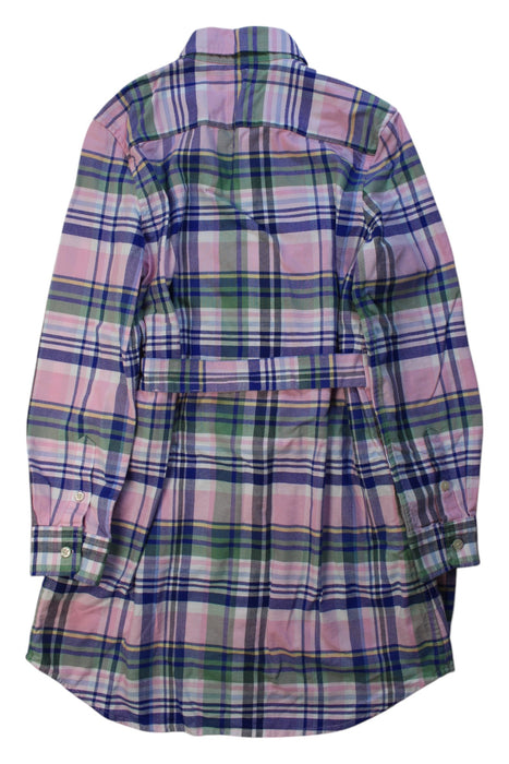 A Multicolour Long Sleeve Dresses from Ralph Lauren in size 10Y for girl. (Back View)