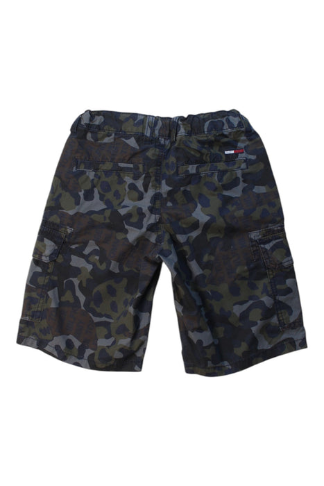 A Green Shorts from Tommy Hilfiger in size 7Y for boy. (Back View)