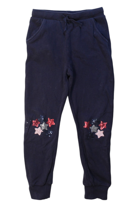 A Navy Sweatpants from Seed in size 7Y for girl. (Front View)