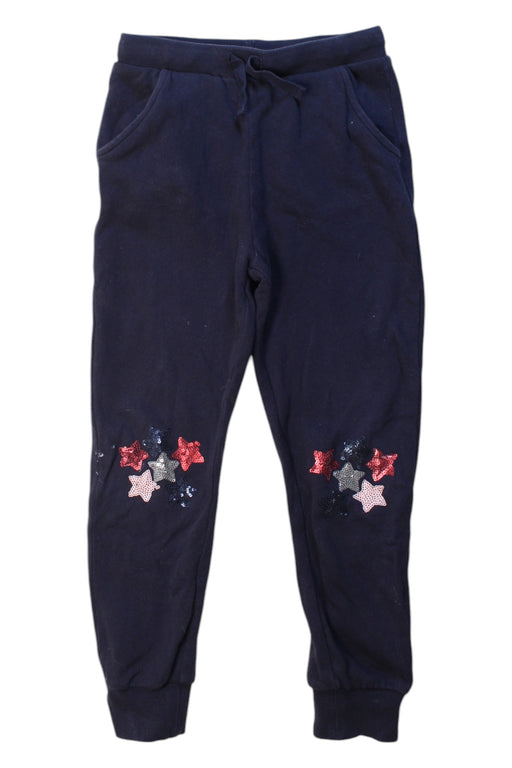 A Navy Sweatpants from Seed in size 7Y for girl. (Front View)