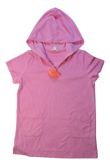 A Pink Cover Ups from Crewcuts in size 10Y for girl. (Front View)