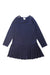 A Navy Long Sleeve Dresses from Jacadi in size 8Y for girl. (Front View)