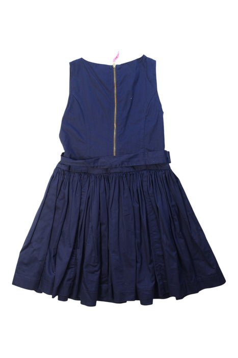 A Navy Sleeveless Dresses from Crewcuts in size 8Y for girl. (Back View)