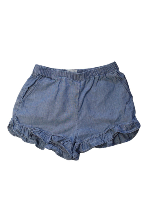 A Blue Shorts from Crewcuts in size 6T for girl. (Front View)