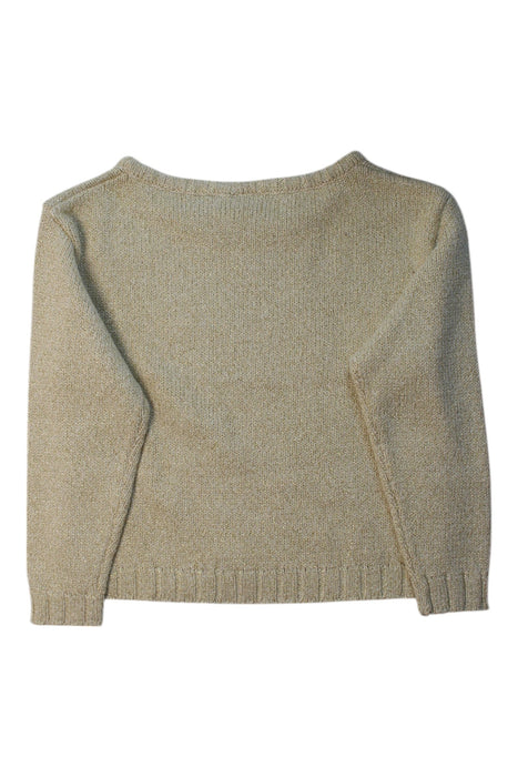 A Beige Knit Sweaters from Mexx in size 5T for girl. (Back View)