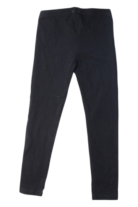 A Black Leggings from Seed in size 5T for girl. (Back View)