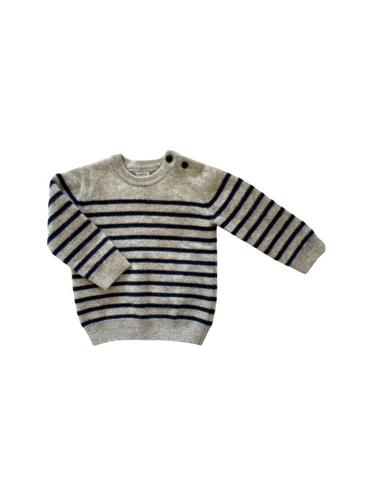 A Grey Knit Sweaters from Petit Bateau in size 6-12M for neutral. (Front View)