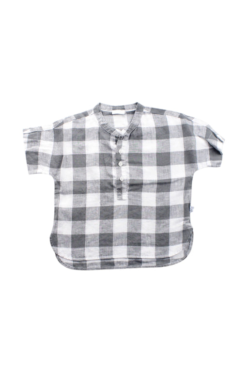 A Grey Short Sleeve Shirts from Il Gufo in size 12-18M for neutral. (Front View)