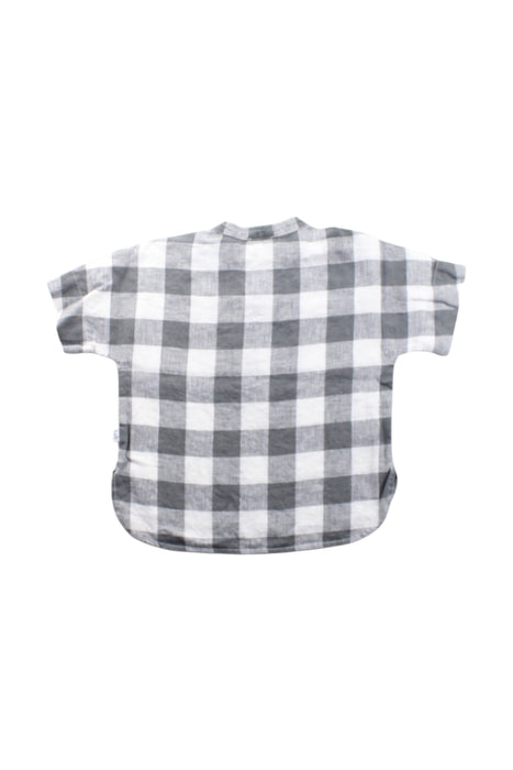 A Grey Short Sleeve Shirts from Il Gufo in size 12-18M for neutral. (Back View)