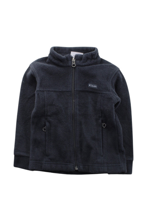 A Navy Coats from Columbia in size 3T for neutral. (Front View)