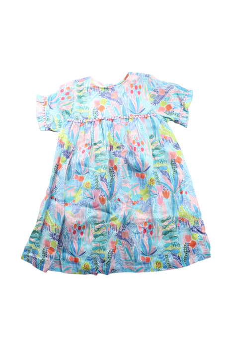 A Multicolour Short Sleeve Dresses from Jim Thompson in size 10Y for girl. (Front View)