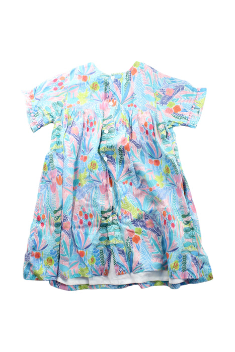 A Multicolour Short Sleeve Dresses from Jim Thompson in size 10Y for girl. (Back View)