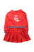 A Red Long Sleeve Dresses from Ferrari in size 5T for girl. (Front View)