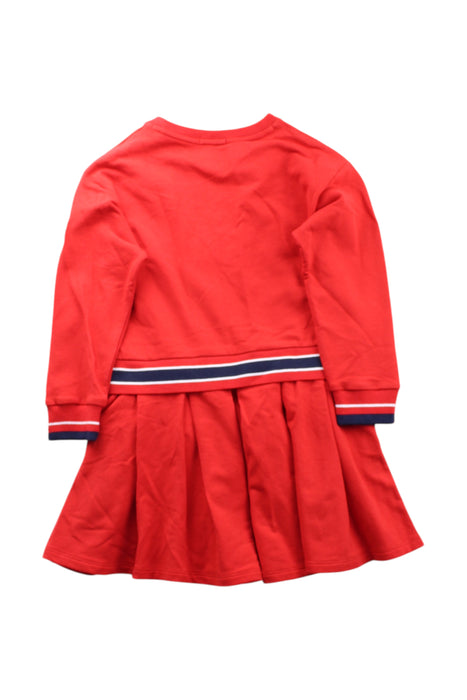A Red Long Sleeve Dresses from Ferrari in size 5T for girl. (Back View)