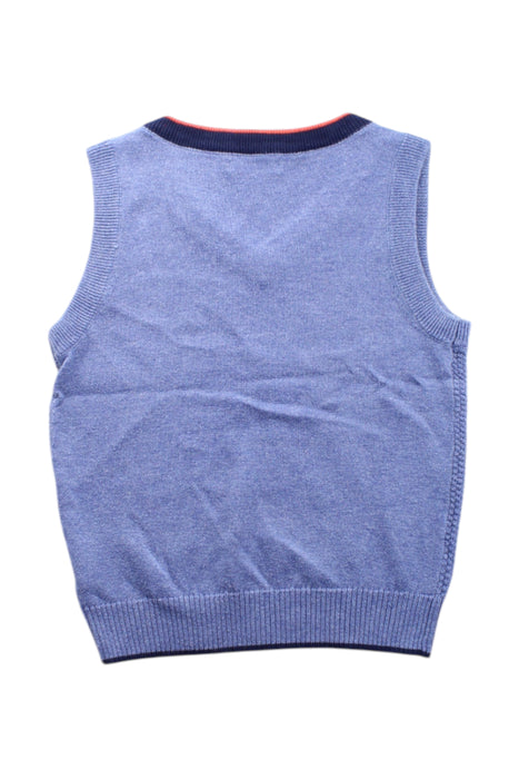 A Blue Outerwear Vests from Momonittu in size 6T for neutral. (Back View)