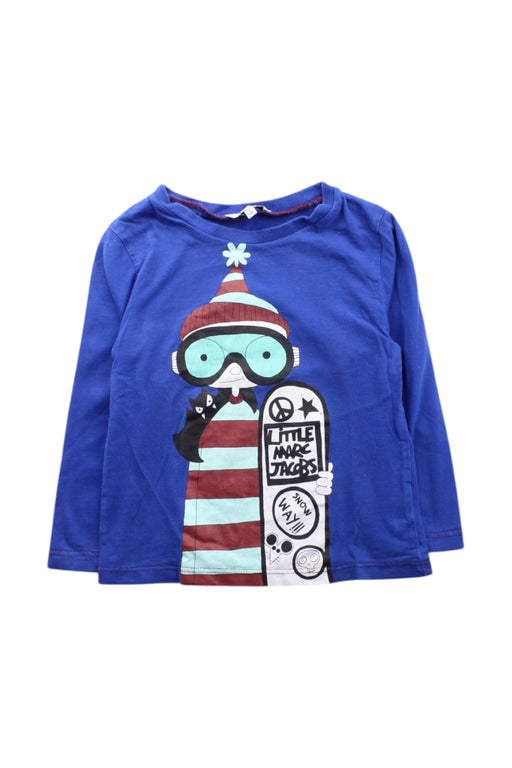 A Blue Long Sleeve T Shirts from Little Marc Jacobs in size 5T for neutral. (Front View)