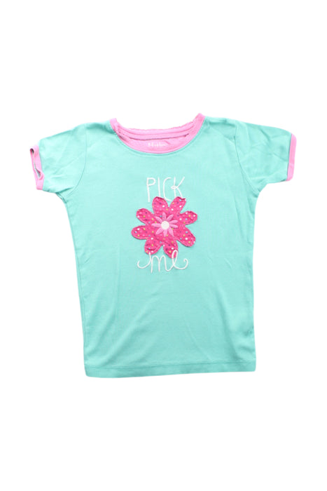 A Pink Short Sleeve T Shirts from Hatley in size 6T for girl. (Front View)