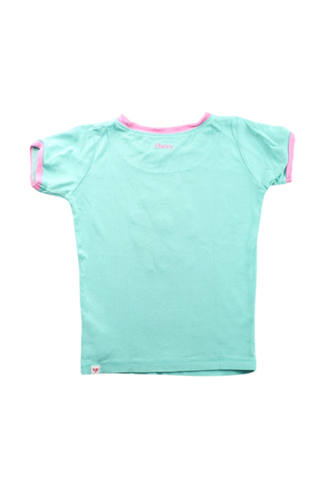 A Pink Short Sleeve T Shirts from Hatley in size 6T for girl. (Back View)