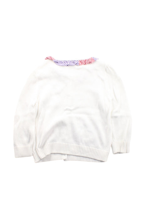 A White Cardigans from Nicholas & Bears in size 6T for girl. (Back View)