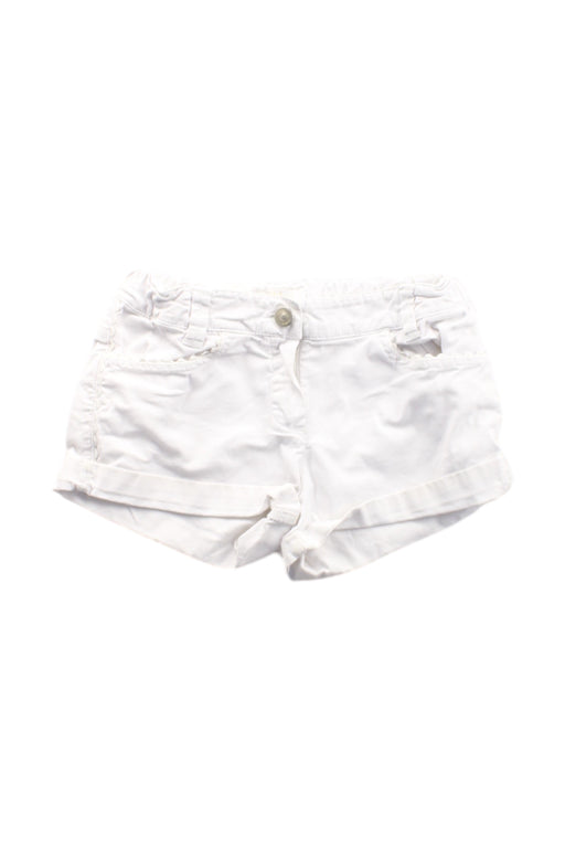 A White Shorts from Chloe in size 6T for girl. (Front View)