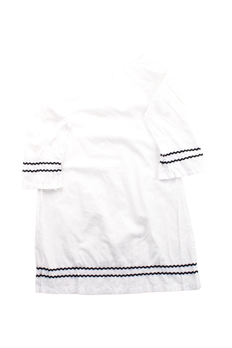 A White Long Sleeve Tops from Blink Beach in size 4T for girl. (Back View)