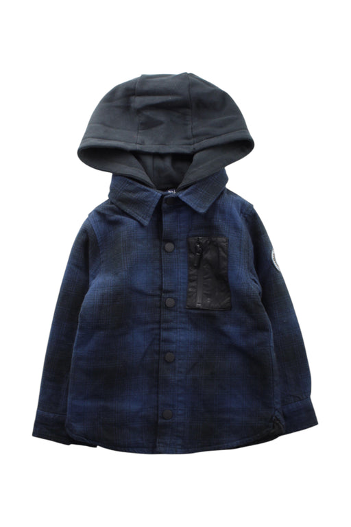 A Navy Lightweight Jackets from Baker by Ted Baker in size 4T for boy. (Front View)