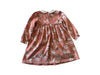 A Peach Long Sleeve Dresses from Chickeeduck in size 6T for girl. (Back View)