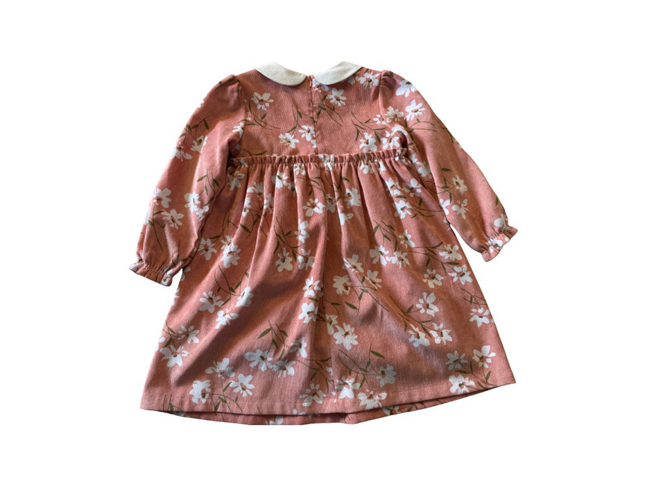 A Peach Long Sleeve Dresses from Chickeeduck in size 6T for girl. (Back View)