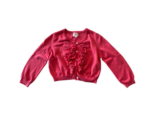 A Red Cardigans from Kingkow in size 10Y for girl. (Front View)