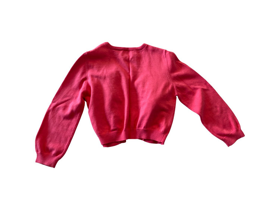 A Red Cardigans from Kingkow in size 10Y for girl. (Back View)