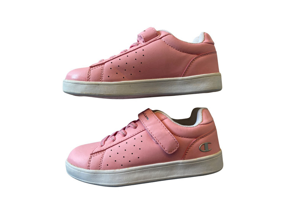A Pink Sneakers from Champion in size 5T for girl. (Back View)