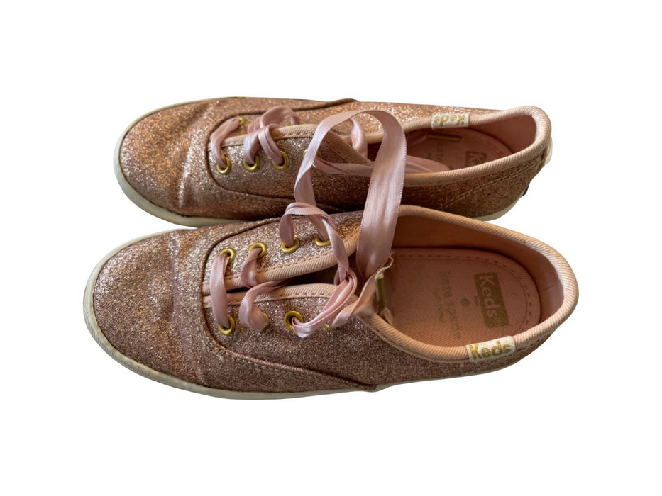 A Pink Sneakers from Keds x Kate Spade in size 5T for girl. (Back View)