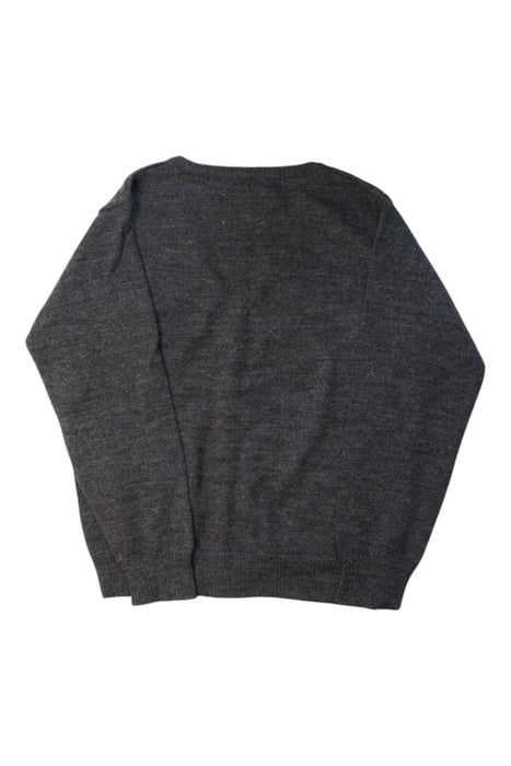 A Grey Cardigans from Chickeeduck in size 8Y for girl. (Back View)