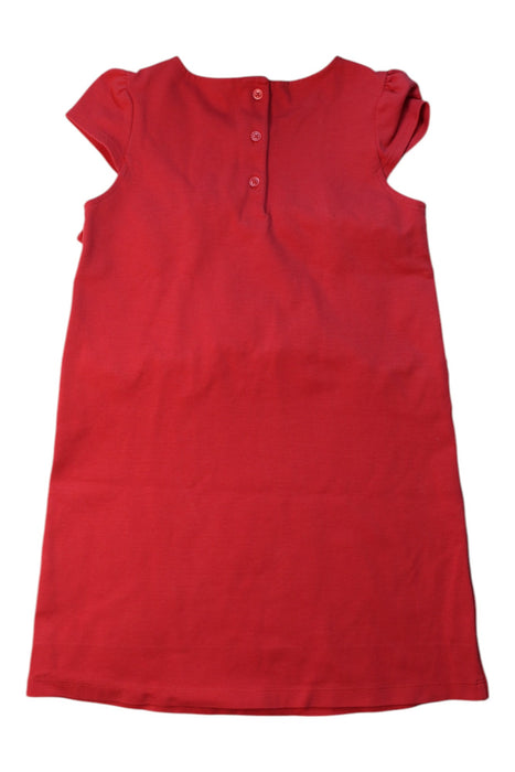 A Red Short Sleeve Dresses from Janie & Jack in size 6T for girl. (Back View)