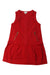 A Red Sleeveless Dresses from Crewcuts in size 4T for girl. (Front View)