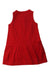 A Red Sleeveless Dresses from Crewcuts in size 4T for girl. (Back View)