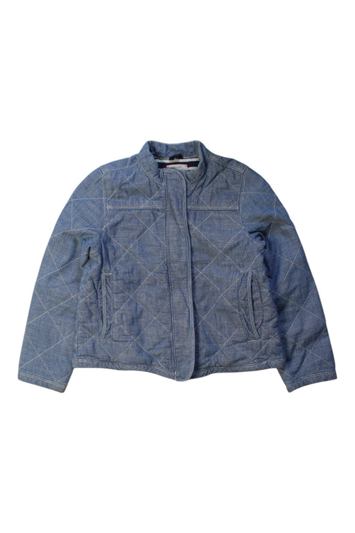 A Blue Puffer/Quilted Coats & Outerwear from Crewcuts in size 6T for girl. (Front View)