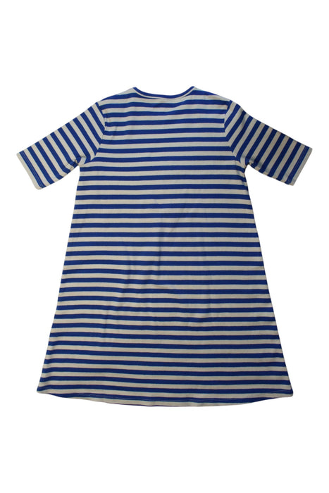 A Blue Short Sleeve Dresses from Mini Rodini in size 8Y for girl. (Back View)