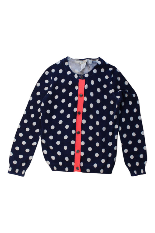 A Navy Cardigans from Crewcuts in size 6T for girl. (Front View)