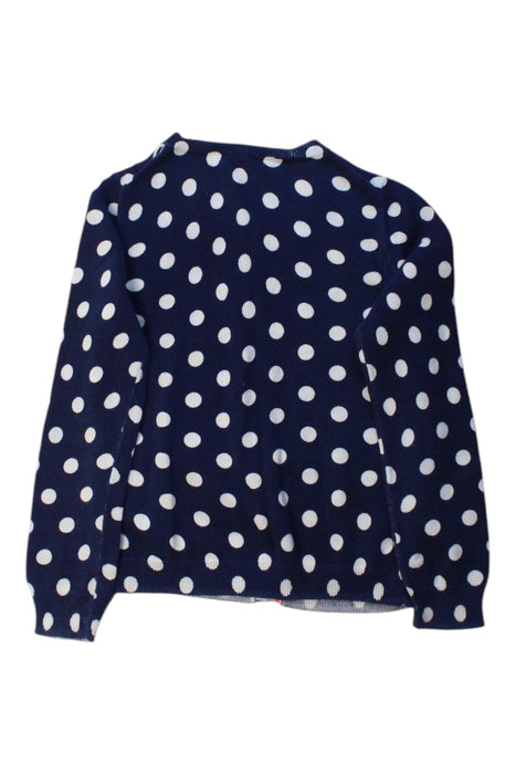 A Navy Cardigans from Crewcuts in size 6T for girl. (Back View)