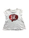 A White Short Sleeve T Shirts from Seed in size 4T for girl. (Front View)