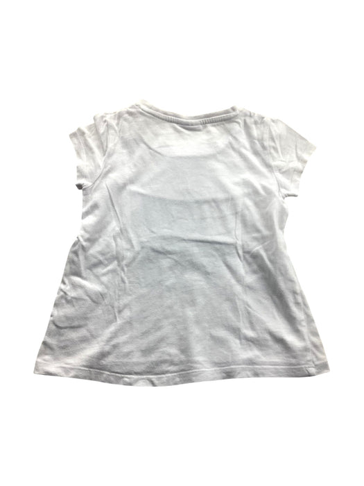 A White Short Sleeve T Shirts from Seed in size 4T for girl. (Back View)