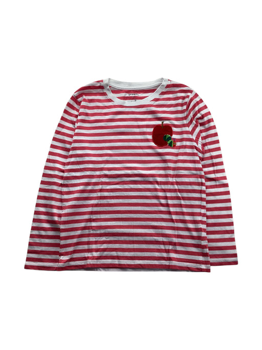 A Red Long Sleeve T Shirts from Graniph in size 10Y for girl. (Front View)