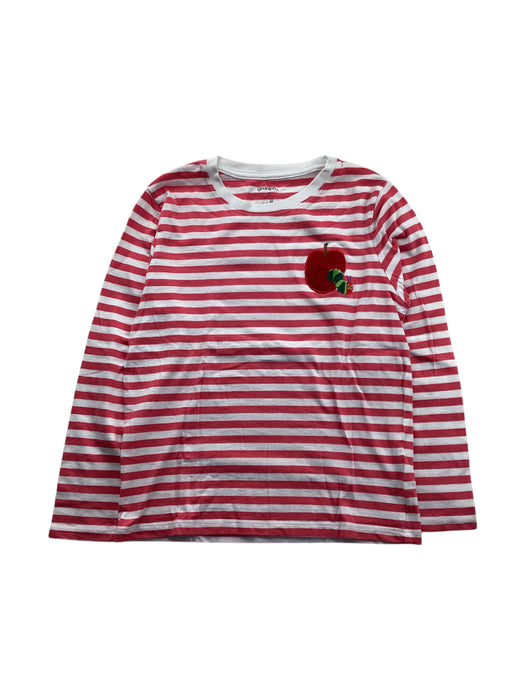 A Red Long Sleeve T Shirts from Graniph in size 10Y for girl. (Front View)