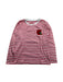A Red Long Sleeve T Shirts from Graniph in size 10Y for girl. (Front View)