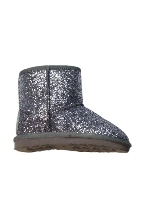 A Silver Booties from Lelli Kelly in size 5T for girl. (Back View)