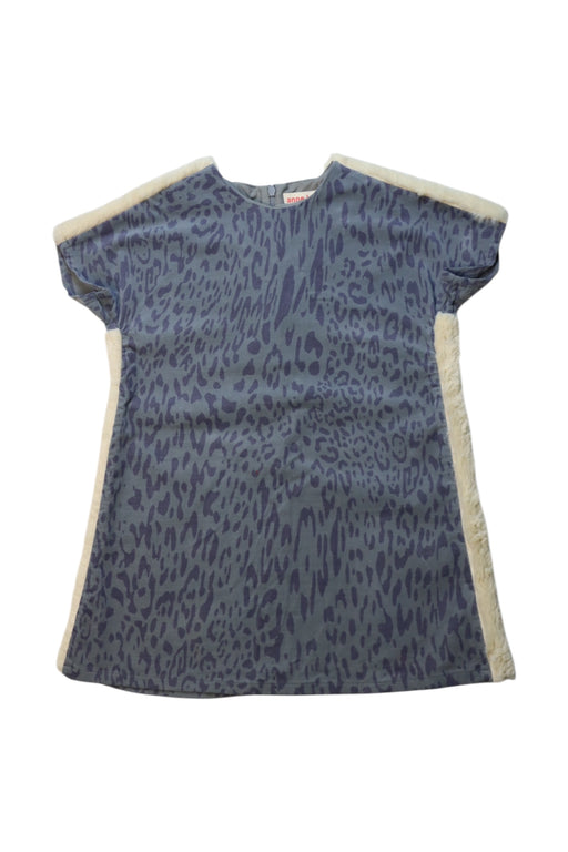A Blue Short Sleeve Dresses from Anne Kurris in size 4T for girl. (Front View)